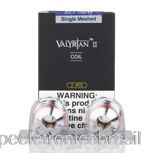 Vape Eletrônico Uwell Valyrian Ii 2 Bobinas De Reposição 0,32ohm Un2 Bobinas De Malha única